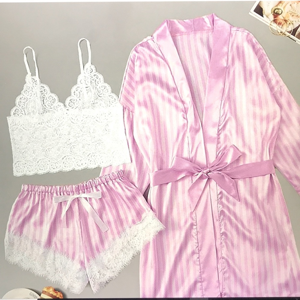 3 piece Sexy Lingerie Nightwear